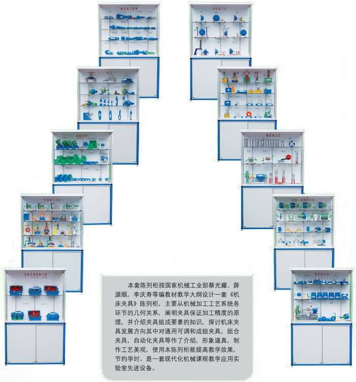 SG-JJ10機(jī)床夾具設(shè)計(jì)示教陳列柜