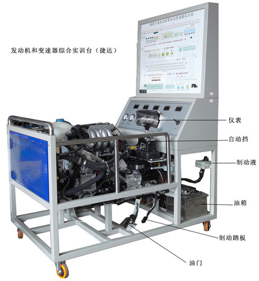 SG-QC59發(fā)動(dòng)機(jī)和變速器綜合實(shí)訓(xùn)臺(tái)