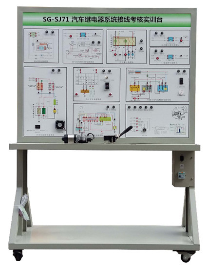 SG-SJ71 汽車繼電器系統(tǒng)接線考核實訓(xùn)臺