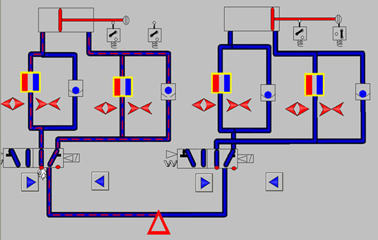 SG-20B 氣動PLC控制實(shí)訓(xùn)裝置(含組態(tài)軟件）(圖3)